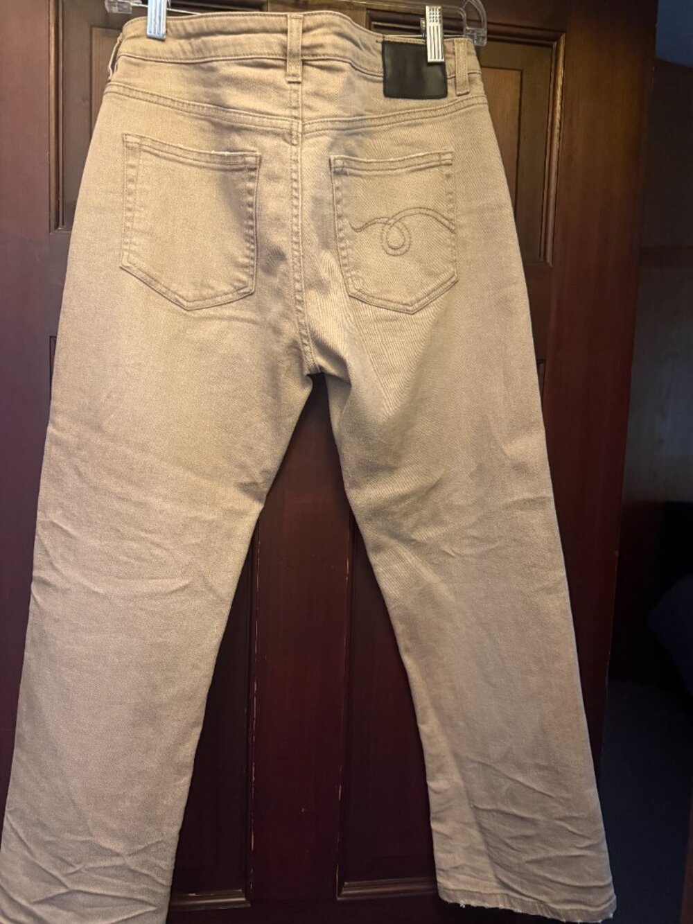 R13 Boy Straight Cropped Jeans Size 27